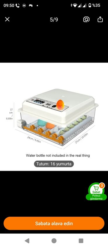 İnkubatorlar: Tam avtomat — 6