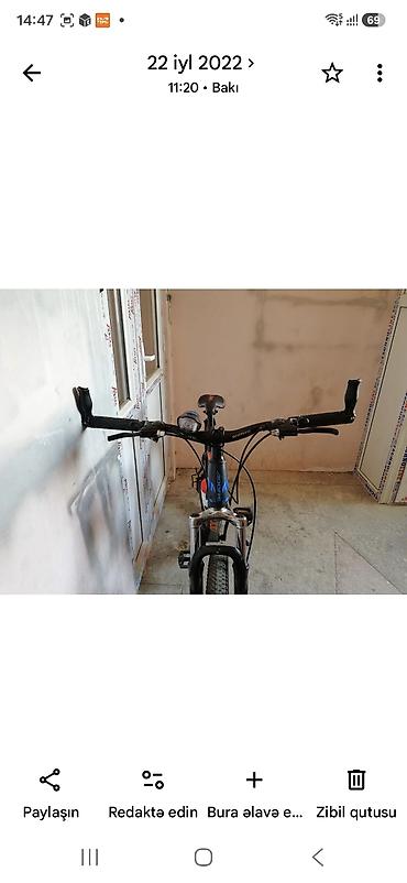 Dağ velosipedləri: Adore MTB velosiped - Korpus: yüngül alaşımlı hardtail çərçivə - — 10