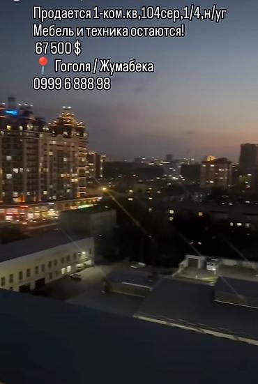 67: 1 комната, 32 м², ул. Огонбаева / Гоголя 104 серия, 1 этаж — 2