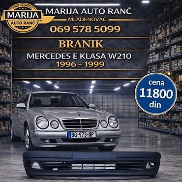 Bumpers: BRANIK MERCEDES E KLASA I SPOJLER PREDNJI W210 9GOD | Prednji branik — 1