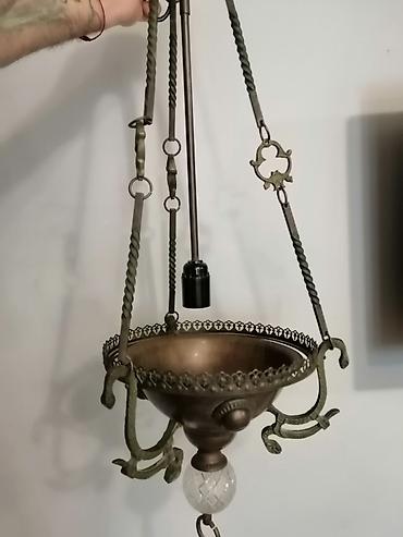 İşıqlandırma: Çılçıraq, 1 lampa, Metal — 6