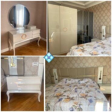 подстаканник баку: Двуспальная кровать, Шкаф, Трюмо, 2 тумбы, Б/у