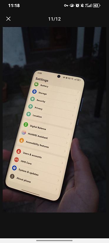 samsung tab s5e: Huawei P60, 256 GB, rəng - Qara, Sənədlərlə — 2