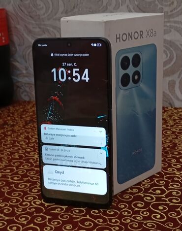 uzuz telfonlar: Honor X8a, 128 ГБ, цвет - Синий, Две SIM карты