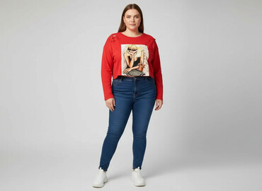 legginsy woskowane: Women`s top, size 5XL