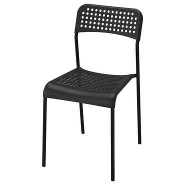 стульчики икеа: Продаю стулья АДДЕ - Икеа (цвет: черный и белый) Легкий штабелируемый
