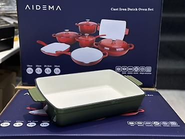 галоген: Набор чугунной посуды AIDEMA — Cast Iron Dutch Oven Set. Состав и — 3