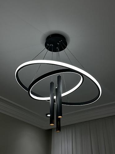 qranit tavalar: Led Çılçıraq, 3 lampa, Metal — 2
