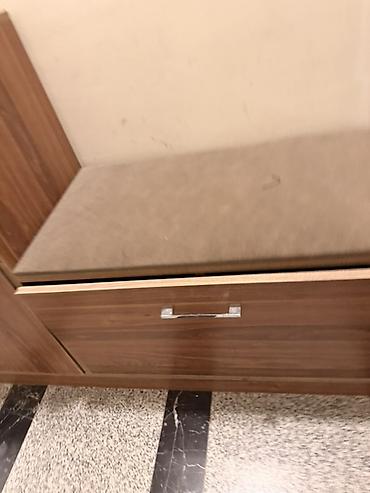 ucuz dolablar: Giriş üçün çoxfunksiyalı ayaqqabı dolabı-oturacaq kombinasiyası - — 2