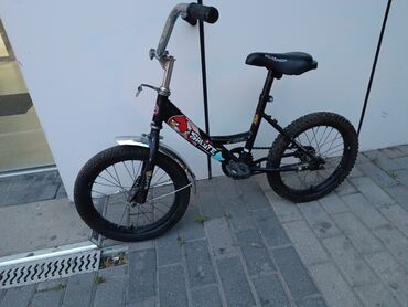 Uşaq velosipedləri: İşlənmiş İki təkərli Uşaq velosipedi 16", sürətlərin sayı: 1, Ünvandan götürmə, Ödənişli çatdırılma — 10