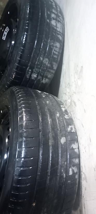 qezali avtomobil: Satılır: 4 ədəd 16Disk teker tekerler 5. 6Ay geder 215.55.16 — 4