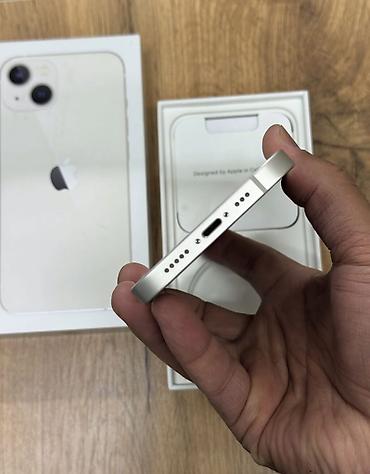 iphone qq: IPhone 13, 128 GB, Ağ, Zəmanət, Simsiz şarj, Face ID — 5
