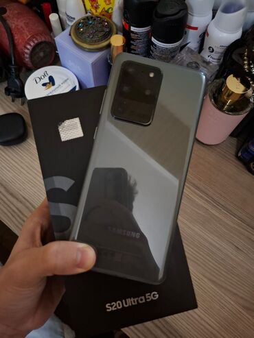 İnformatika: Samsung Galaxy S20 Ultra, 128 GB, rəng - Boz, Sensor, Barmaq izi
