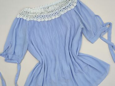 eleganckie bluzki plus size: Women's blouse, size L (EU 40)