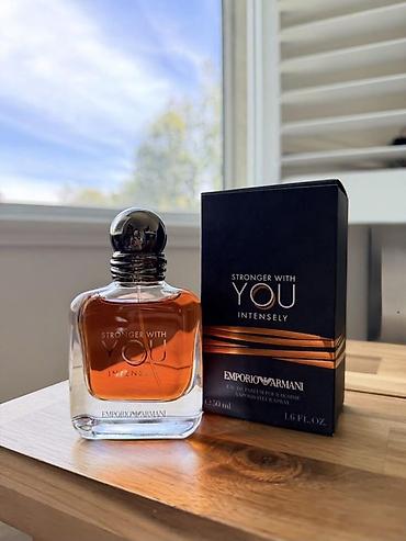 Emporio Armani “Stronger With You Intensely” – kişi üçün Eau de Parfum