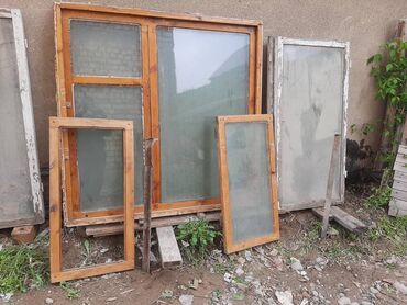 окна пластиковые коричневые цена: Деревянное окно, цвет - Коричневый, Б/у, Самовывоз