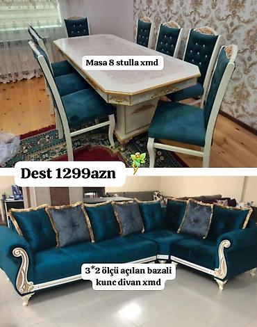 riyad mebel divanlar: Yeni, Künc divan, Qonaq otağı üçün, Açılan — 1