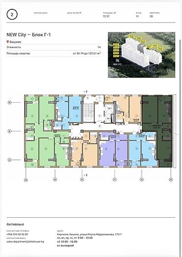 2комнаты: Строится, 2 комнаты, 72 м² — 2