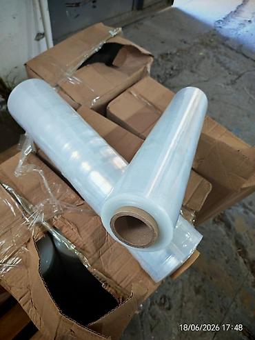 qablasdirma: Streç plyonka rulonları Məhsul: şəffaf streç (LDPE/LlDPE) plyonka, əl — 2