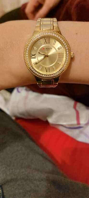 Qol saatları: Qol saatı, Curren, rəng - Qızılı — 9