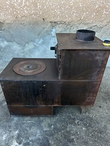 продаю газовую горелку: Металлическая печь-буржуйка с варочной поверхностью. Характеристики и