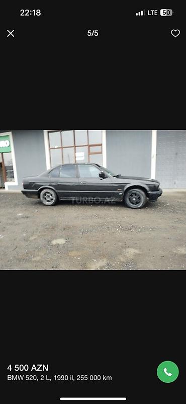 r16 bmw: BMW 520: 2 l | 1990 il Sedan — 4
