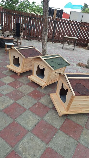 Yuvalar: Məhsul: Ev heyvanları üçün taxta evlər Təsvir: - Müxtəlif ölçü və — 15