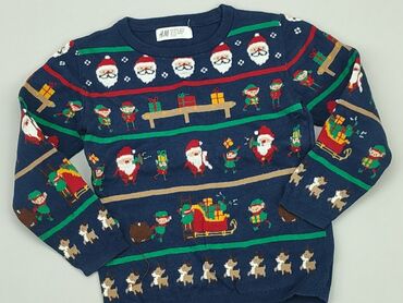 sweter dziecięcy dla chłopca: Sweterek, H&M, 5-6 lat, 110-116 cm, stan - Bardzo dobry