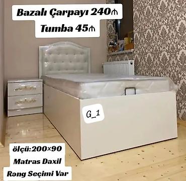 carpayı ucuz: Bazalı çarpayı – G_1 modeli - Ölçü: 200×90 sm - Qiymət: 220 manat — 5