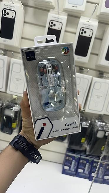 microsoft office: Беспроводная мышь WIWU Crystal (Magnetic Wireless Mouse) - Прозрачный — 1