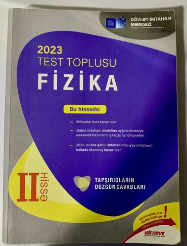 Testlər: Fizika 2 hissə test toplusu