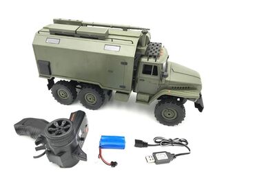 offroad: WPL B-36 RC Military (herbi) car. 2.4 GHZ Remote control. Battery