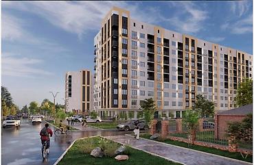 лумумбы: 1 комната, 41 м², Дордой Моторс рынок Элитка, 4 этаж, ПСО (под самоотделку) — 1