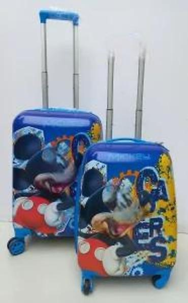 Rančevi, torbe i koferi: Dečiji set kofera – Mickey Mouse dizajn - Set od 2 kofera: veći i — 22