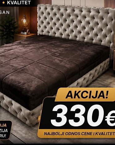 Tapacirani bračni krevet sa visokim uzglavljem i dubokim dugmićima na lalafo.rs Tapacirani bračni krevet sa visokim uzglavljem i dubokim dugmićima