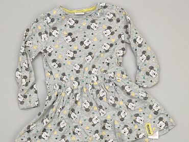 szara sukienka: Sukienka, Disney, 1.5-2 lat, 86-92 cm, stan - Dobry
