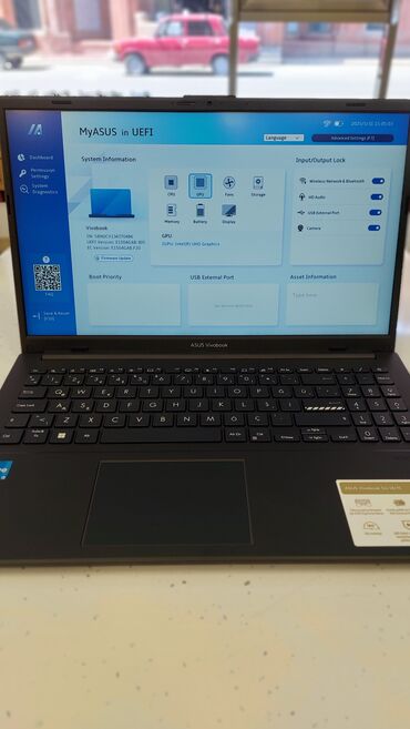 toshiba notebook: Yeni ASUS Vivobook, 15.6 ", Intel Core i3, 512 GB, Ünvandan götürmə, Ödənişli çatdırılma, Rayonlara çatdırılma