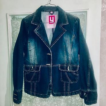 Джинсовые куртки: Джинсовая куртка, Осень-весна, 2XL — 12