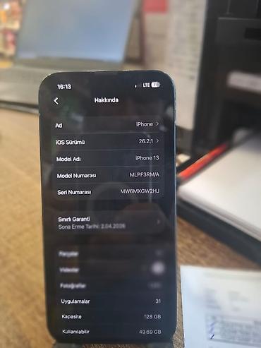 el blenderi: IPhone 13, 128 GB, Mavi, Face ID — 6