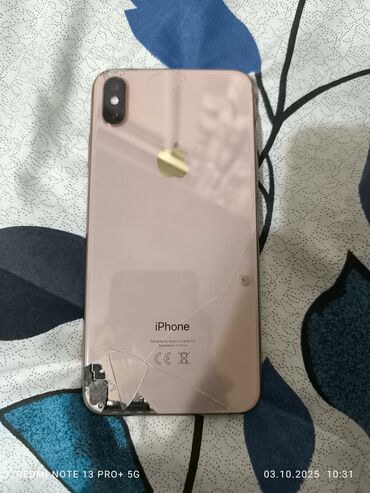 телефон новый редми: IPhone Xs, Колдонулган, 256 ГБ, Rose Gold, 100 %