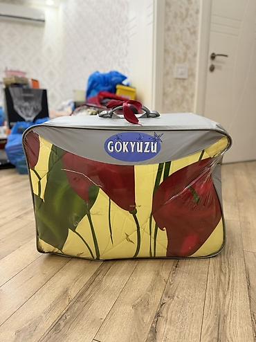 bursa home tekstil: Salam Sintifon yorgan+yastıg üzü 200 azn e alınıb GÖKYÜZÜ brendi – — 2