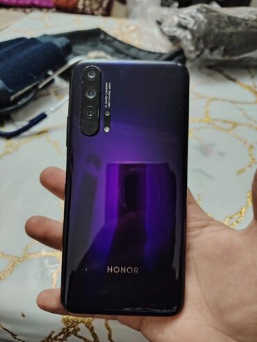 сотовый телефон fly fs458: Honor 20 Pro, 256 ГБ, цвет - Фиолетовый, Отпечаток пальца