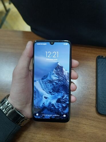 xiaomi note 4 qiymeti: Xiaomi Redmi Note 7, 128 GB, rəng - Qara, 
 Barmaq izi, İki sim kartlı, Face ID