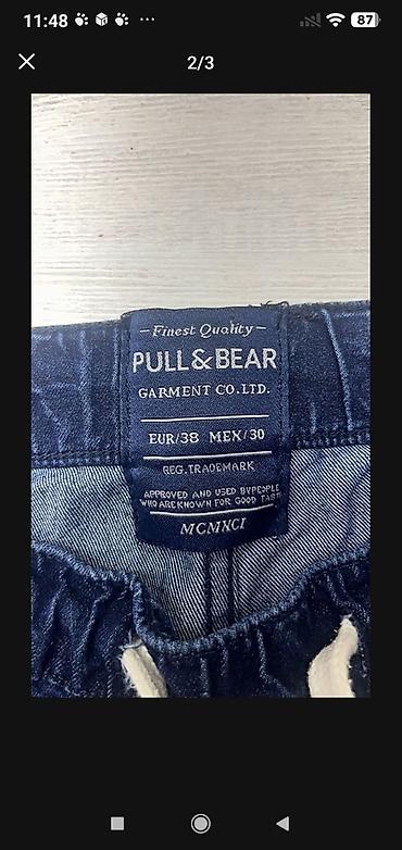 Cinslər: Cins şalvar, PULL&BEAR, M — 10