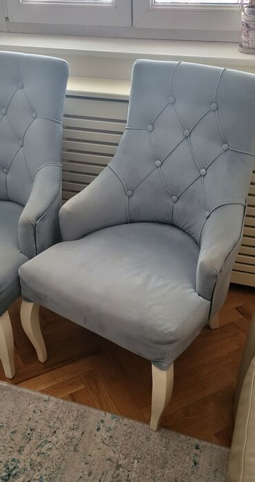 Sofe i kaučevi: Simpo trosed u kozi, ocuvan bez ostecenja, dim. 210*90cm i dve stolice — 11