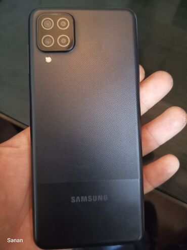 samaung a 11: Samsung Galaxy A12, 64 GB, rəng - Qara, Barmaq izi