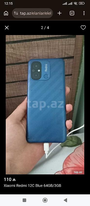 redmi 12 s: Redmi 12C, 128 GB, rəng - Mavi, İki sim kartlı — 2