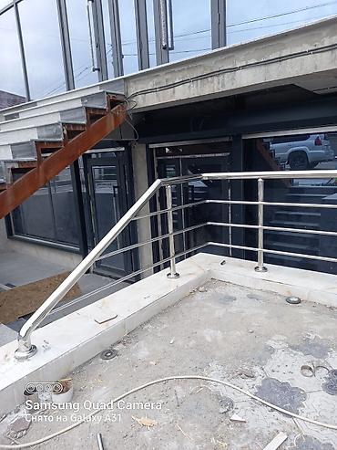 Готовые перила: Готовые перила, Материал: Нержавеющая сталь, Для лестницы — 14