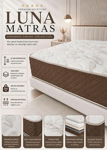 hava doseyi: Yeni, Ortopedik matras, Bir nəfərlik — 1