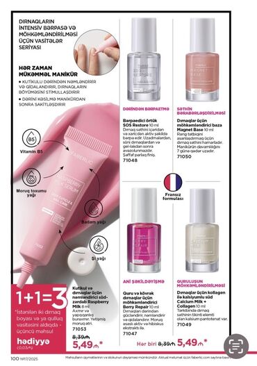 Kosmetika dəstləri: Kosmetik dəst, Faberlic, >10 məhsul, Yeni, Ünvandan götürmə, Pulsuz çatdırılma, Ödənişli çatdırılma — 21